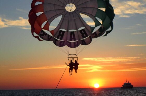 Parasailing – Aerial Views of the Red Sea